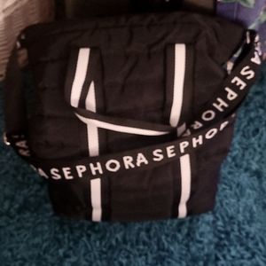 Black/white Sephora hand bag